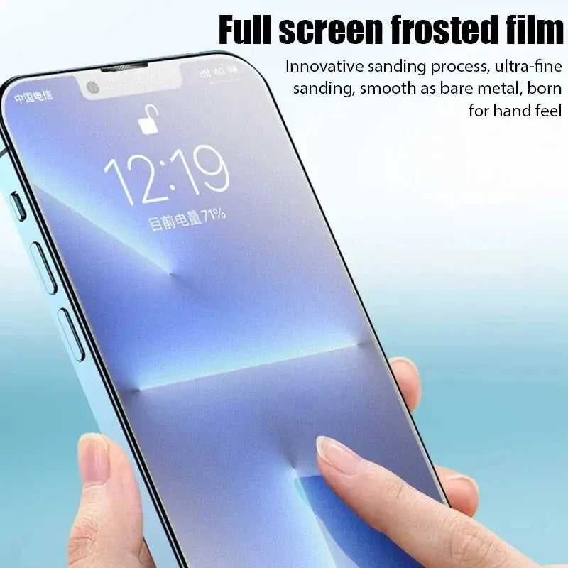 Matte Tempered Glass Frosted Screen Protectors For iPhone  Glass Fil